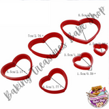 6PCS Heart Shaped Cookie Cutters*