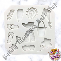 Summer Vacation Silicone Mold #2