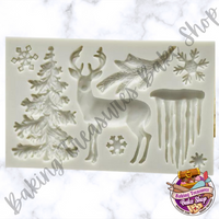 Reindeer Christmas Silicone Mold