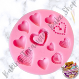 Hearts Collection Silicone mold