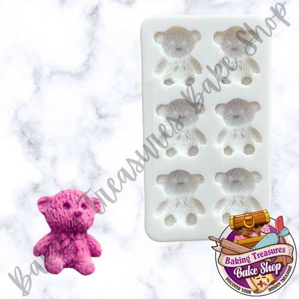 Fuzzy Wuzzy Bears Silicone Mold