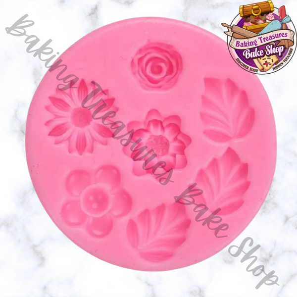 Flowers and Leaf's Silicone Mold