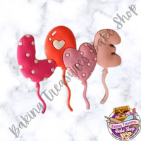 Valentines Love balloons  Silicone Mold