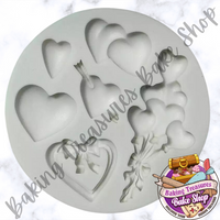 Heart Balloons Silicone Molds