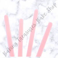Acrylic Popsicle Sticks- Pink