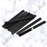 Acrylic Popsicle Sticks- Black