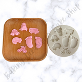 Baby Boys Little Toys Silicone Mold