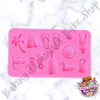 Summer Vacation Silicone Mold #1