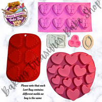 Valentines Day Mystery Loot Bags Silicone Molds