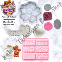 Valentines Day Mystery Loot Bags Silicone Molds
