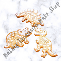 Dinosaur Cookies Cutter & Embosser Set