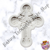 Detailed Crucifix Silicone Mold