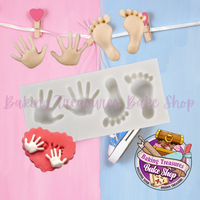 Baby Handprints & Footprints Silicone Mold #1