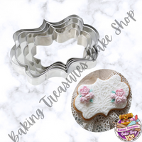 Style 2 Plaque Frame Cookie Cutter 4Pcs