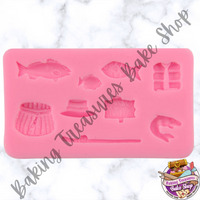 Gone Fishing - Small Silicone Mold
