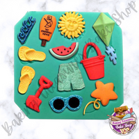 Summer Vacation Silicone Mold #2