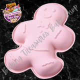 Gingerbread Man Silicone Mold Breakable #1