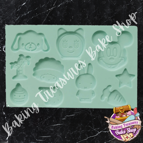 Character Face Silicone Mold#2