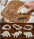 Dinosaur Cookies Cutter & Embosser Set