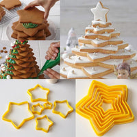 Star 6 pcs Shaped Cookie Cutters