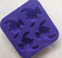 Stitch Silicone Mold Four Cavities