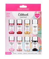 Sweet Sticks: Valentines Day 8 Pack 15 ML Edible Paint