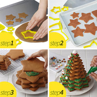 Star 6 pcs Shaped Cookie Cutters