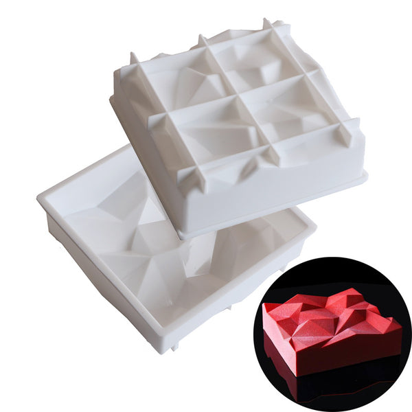 Geometric Square Silicone Mold Breakable – Baking Treasures Bake Shop
