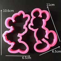 Mickey & Minnie Mouse Cutters 5pc