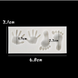 Baby Handprints & Footprints Silicone Mold #1