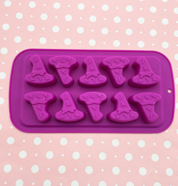 Chocolate  Silicone Mold- Witch Hats