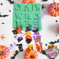 Halloween Letters  Silicone Mold