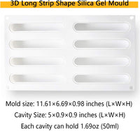 Éclair  Style 8-Cavity Silicone Mold