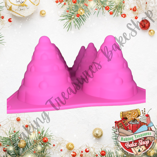6 Christmas Tree Silicone Mold Cake Baking Mold Chocolate Candy