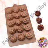 Chocolate Silicone Mold - Flowers