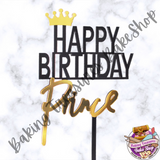 Prince Birthday Cake Topper