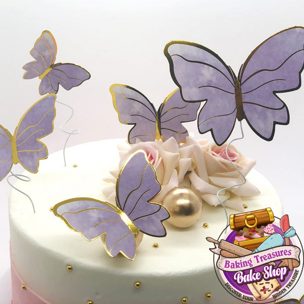 Butterfly Cake Toppers – Baking Treasures Bake Shop