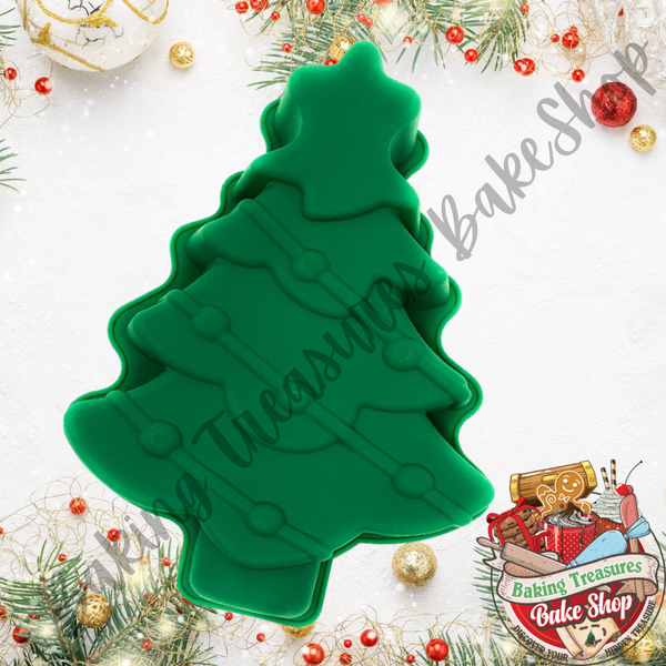 Shop Large Christmas Tree Mold: Stacked Christmas Tree Cake Mold – Sprinkle  Bee Sweet